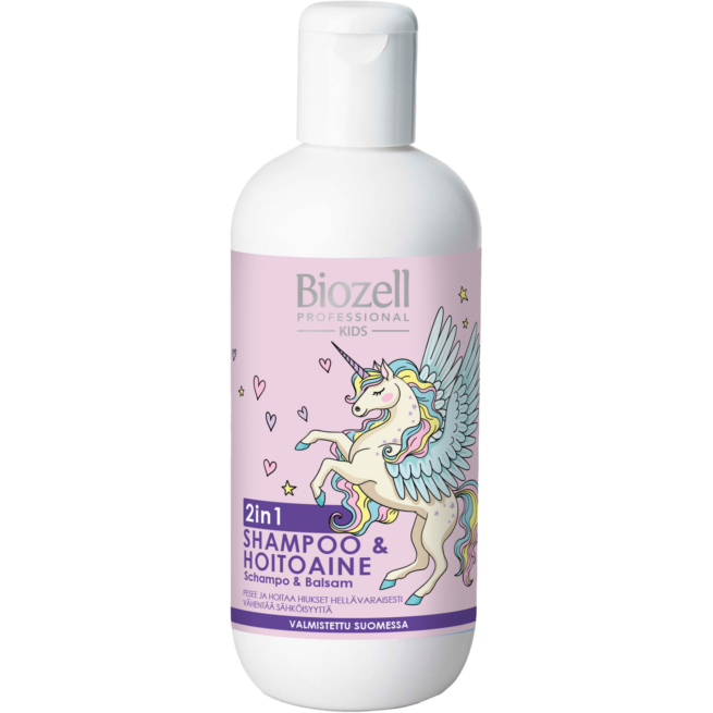 KIDS 2in1 Shampoo ja Hoitoaine 300ml
