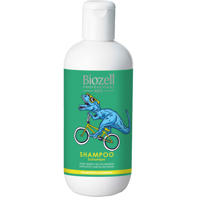 Biozell KIDS Shampoo 300ml - sopii myös vartalolle!